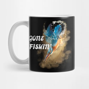 Feathered Fisher Gone Fishin' Mug